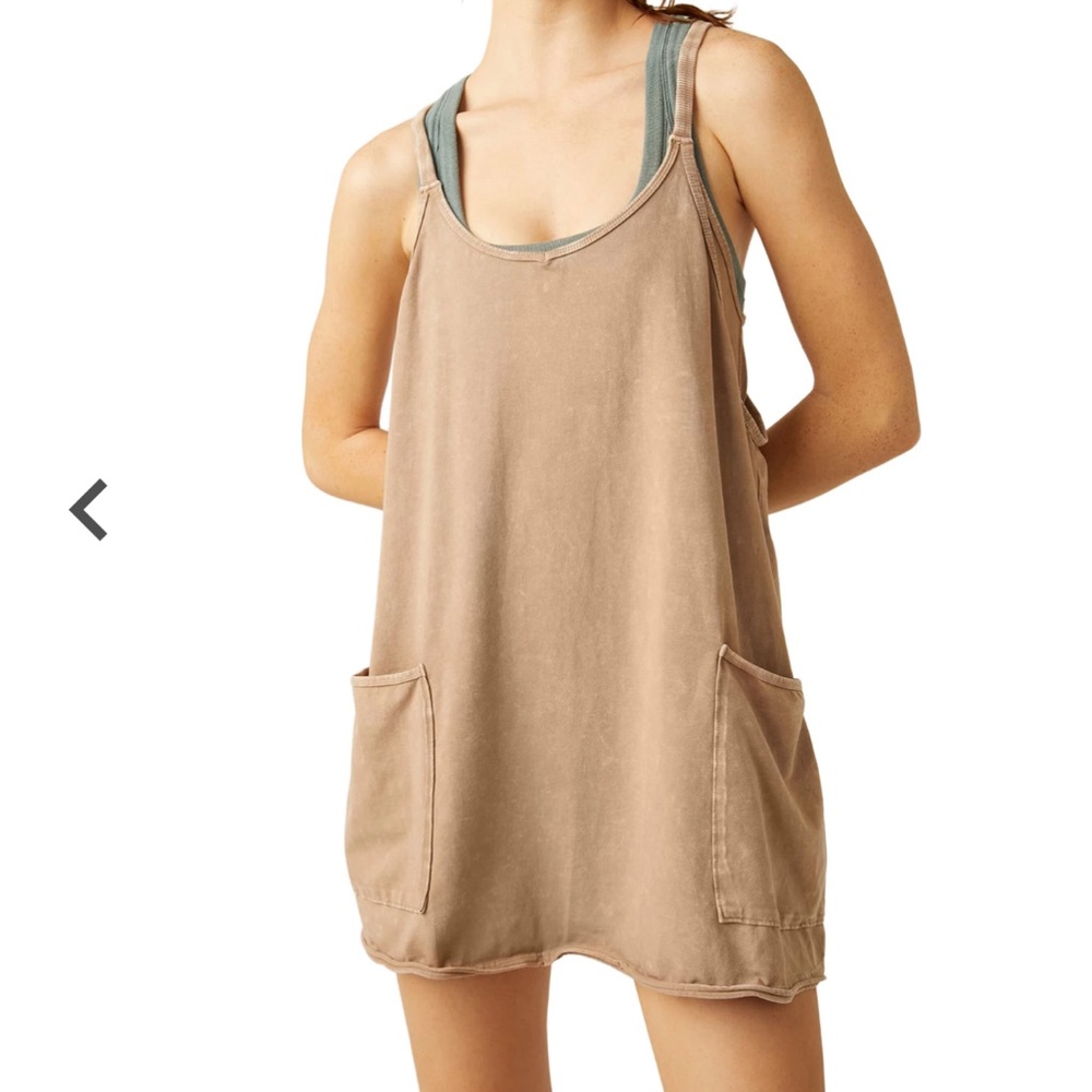Hot Shot Mini Dress in Mocha - FP Movement by Free People
